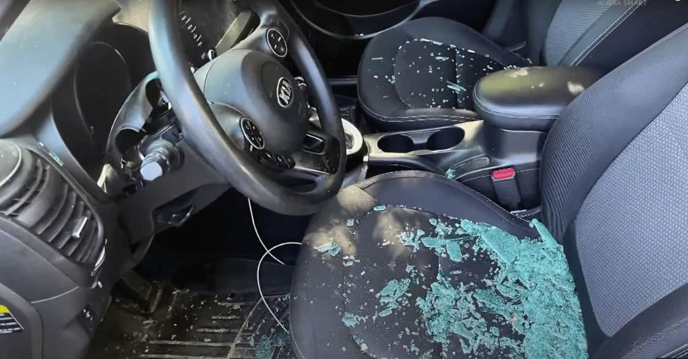 The Tik-Tok Trend that Sparked Kia and Hyundai Thefts - broken glass