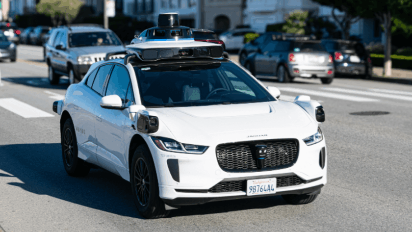 Waymo Phoenix train tracks