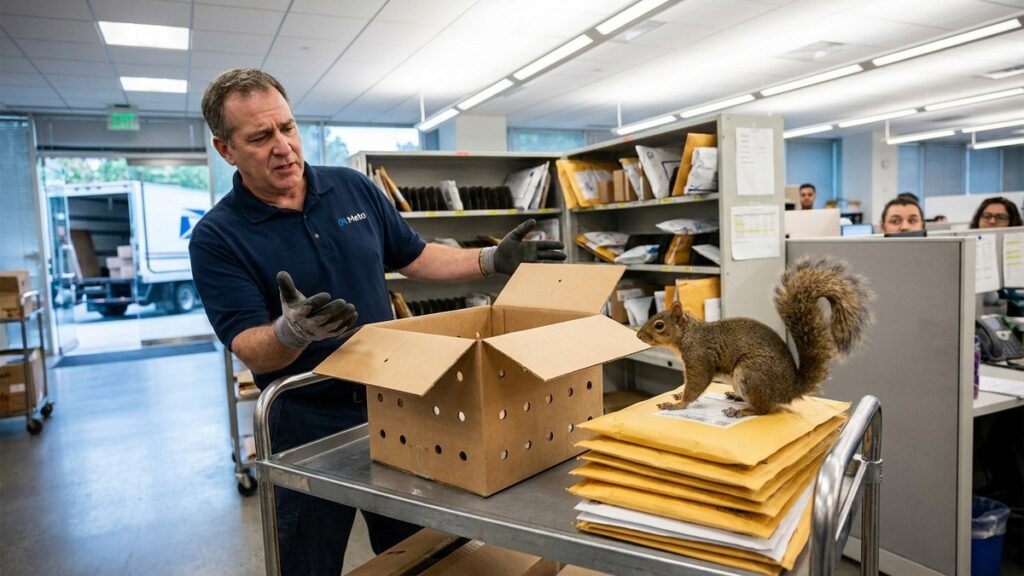 A Mailed Squirrel Turned an Ordinary Workday at Meta Into Bedlam editorial feature image